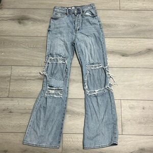Song Distressed Street Jeans Light Wash